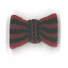 4650 Red Stripe Bow Tie by Just Another Button Company