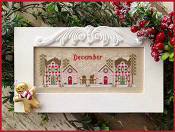 12 December Mini Village by Country Cottage Needlework 