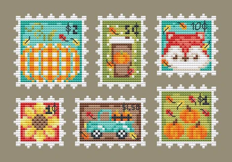 Autumn Stamp Collection by Shannon Christine 