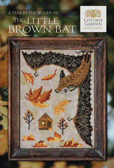 A Year in the Woods - Series 10 - The Little Brown Bat  by Cottage Garden Samplings 