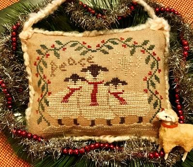 Wishing Ewe Christmas Peace - Merry Noel Collection by  Homespun Elegance 