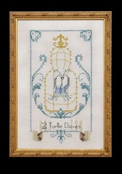 NC142 Two Turtle Doves - 12 Days of Christmas by Nora Corbett 