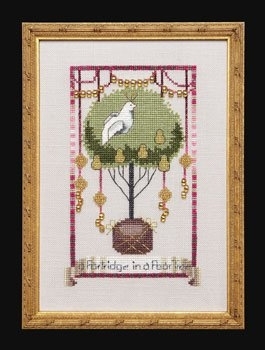 NC141  Partridge in a Pear Tree - 12 Days of Christmas by Nora Corbett 