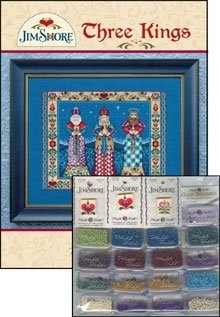 JSP006 Three Kings Embellishment Pack & Chart by Mill Hill