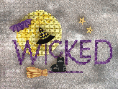 Wicked Stitch Buttons with free chart by Just Another Button Company