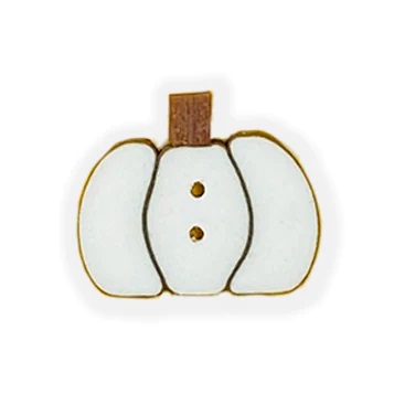 2267.T  Tiny White Pumpkin by Jut Another Button