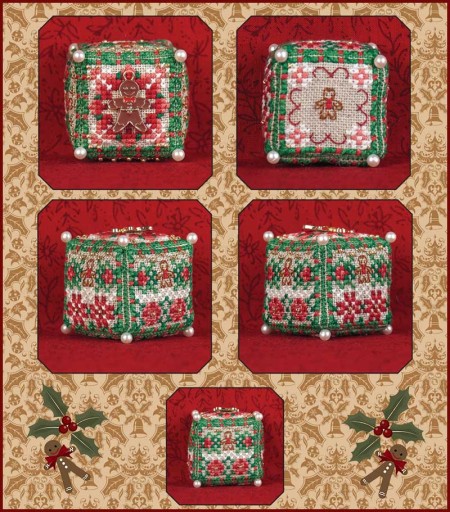 Just Nan - JN344 • Tiny Ginger Boy Cube 2025 Christmas Ornament Limited Edition - 8 in stock