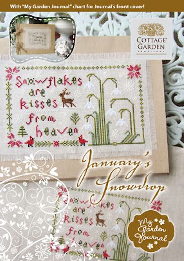 My Garden Journal - January's Snowdrop by Cottage Garden Samplings 