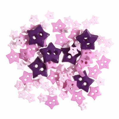 Mini Star Lilac - Buttons  2.5g B6167\11