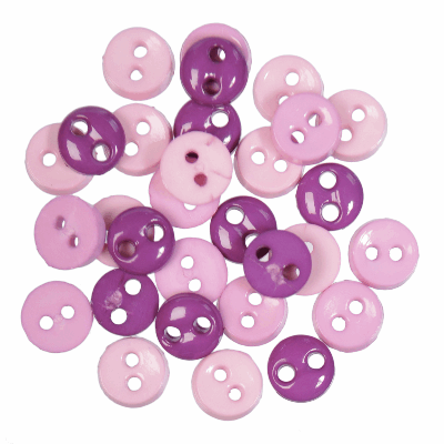 Mini Round Lilac - Buttons  2.5g B6167\11 
