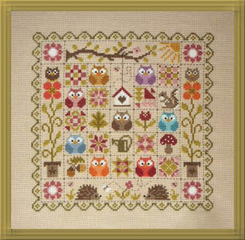  Patchwork Aux Chouettes by Jardin Prive' 