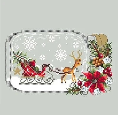 Sleigh Snow Globe by Shannon Christine -  RRP £8.00