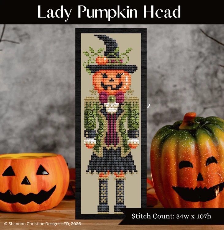 Lady Pumpkin Head by Shannon Christine -  RRP £10.00
