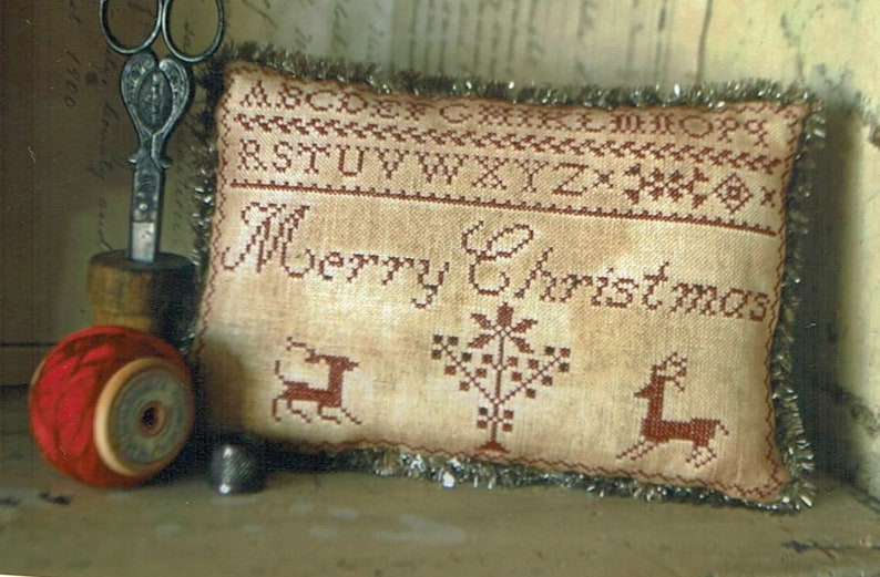 Merry Christmas Pinkeep by Stacey Nash Primitives 