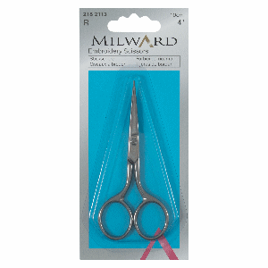  Scissors: Embroidery: Fine: Silver: 10cm/4" by Milward 
