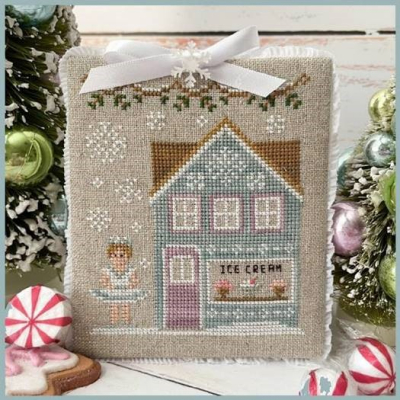 5 Snow Queen's Ice Cream Parlor : Nutcracker Village by Country Cottage Needlework 
