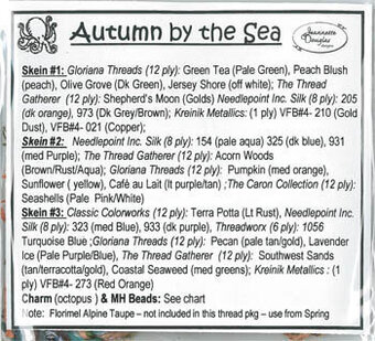 Autumn by the Sea  Embellishment pack  by  Jeannette Douglas Designs 