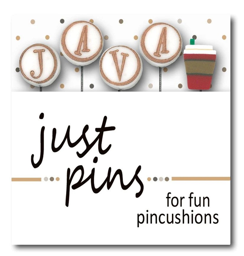 JP199 - Just Pins - J is for Java by Just Another Button Company