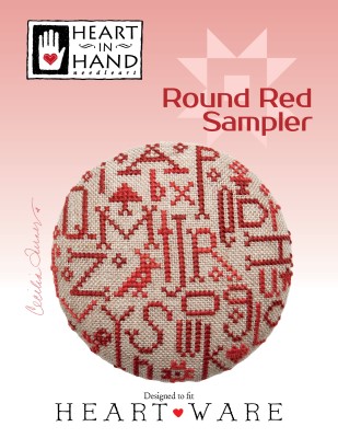 Round Red Sampler by Heart in Hand 