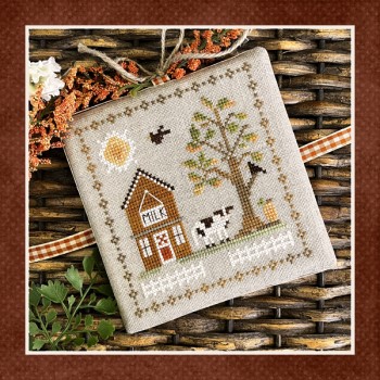 Fall on the Farm - 6 - With A Moo Moo Here by Little House Needleworks - 