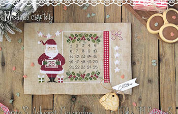 Santa's Advent Calendar by Madame Chantilly 