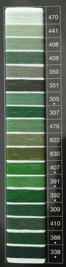 New Stranded Cotton 18 Colours Column 7  RRP £14.40 by by ISPE  