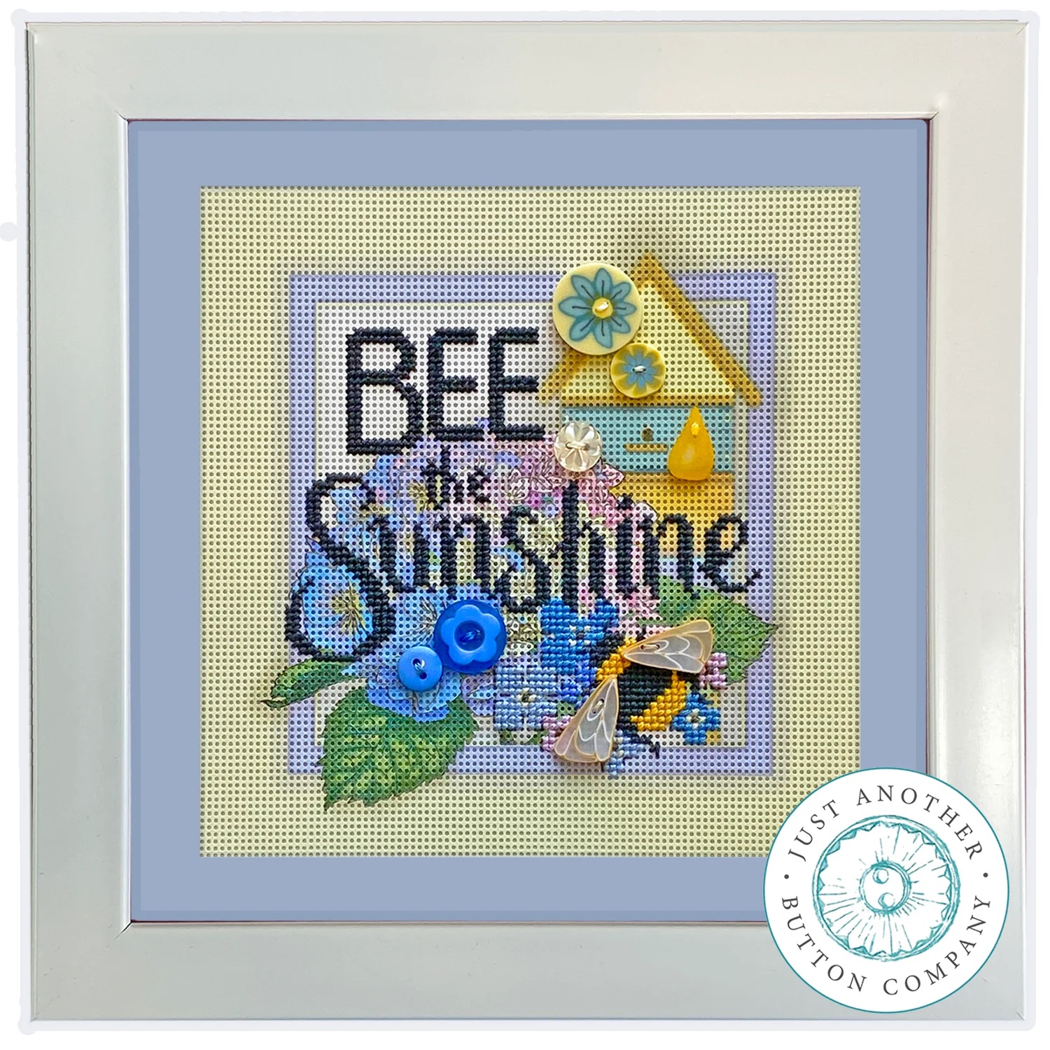 Bee the Sunshine  - Perforated Paper Kit - Button and Chart included by Just Another Button