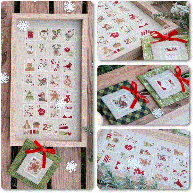 Christmas Stamps by Madame Chantilly 