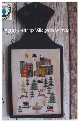  Hilltop Village Winter by Thistle