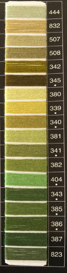 New Stranded Cotton 18 Colours Column 6 RRP £14.40 by ISPE  