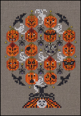 JN250 Haumted Pumpkins Tree  by  Just Nan 