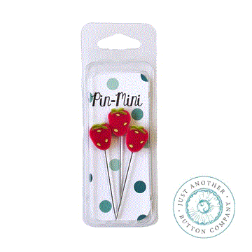 jpm400 Wild Strawberries: Pin-Mini  by Just Another Button Company  