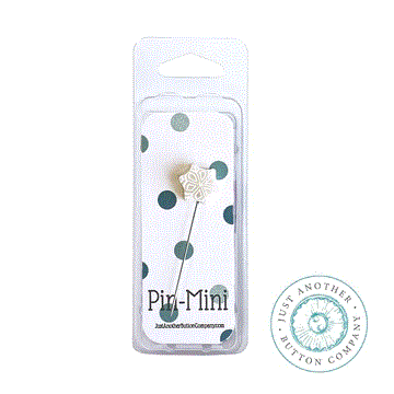  jpm543 Snowflake Solo : Pin-Mini  by Just Another Button Company  -