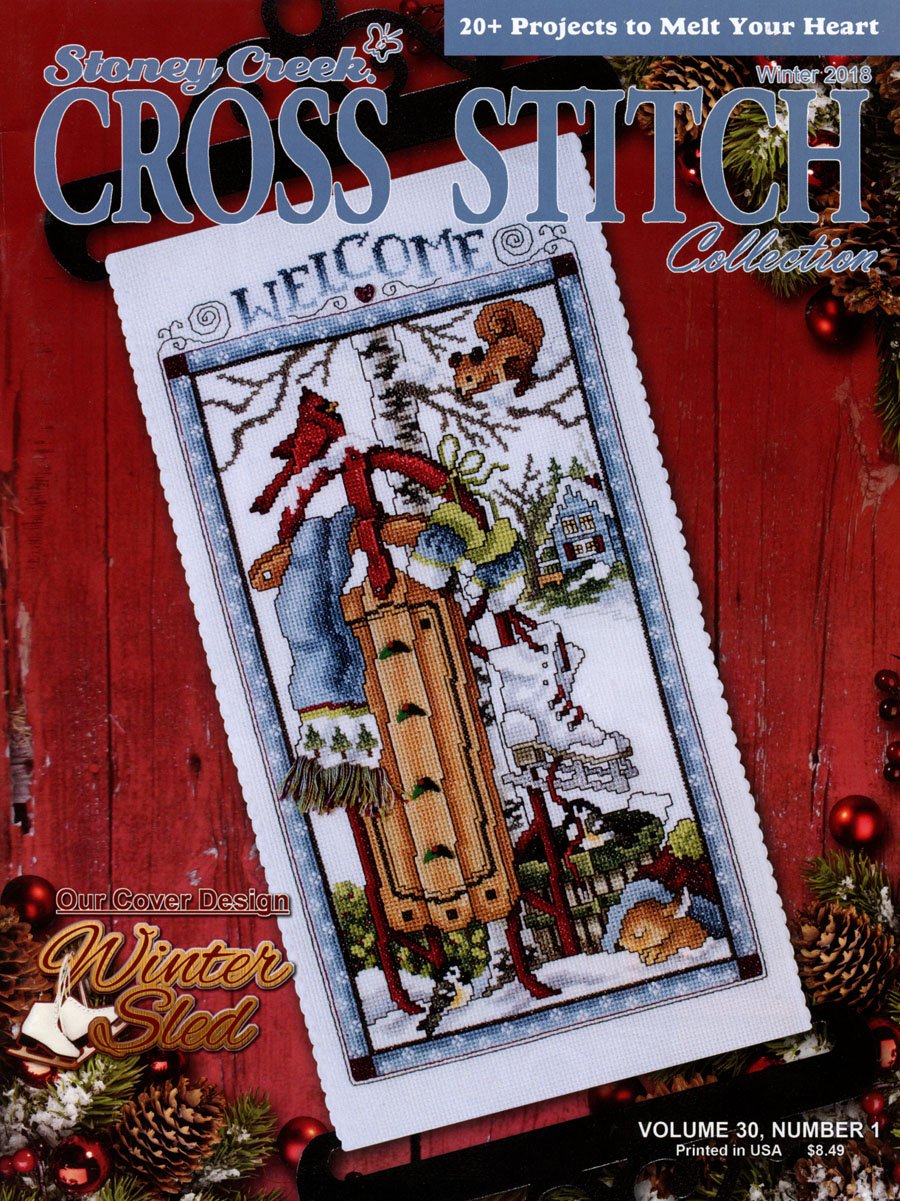 2018 Winter Volume 30, Number 1 by Stoney Creek Cross Stitch Collection 