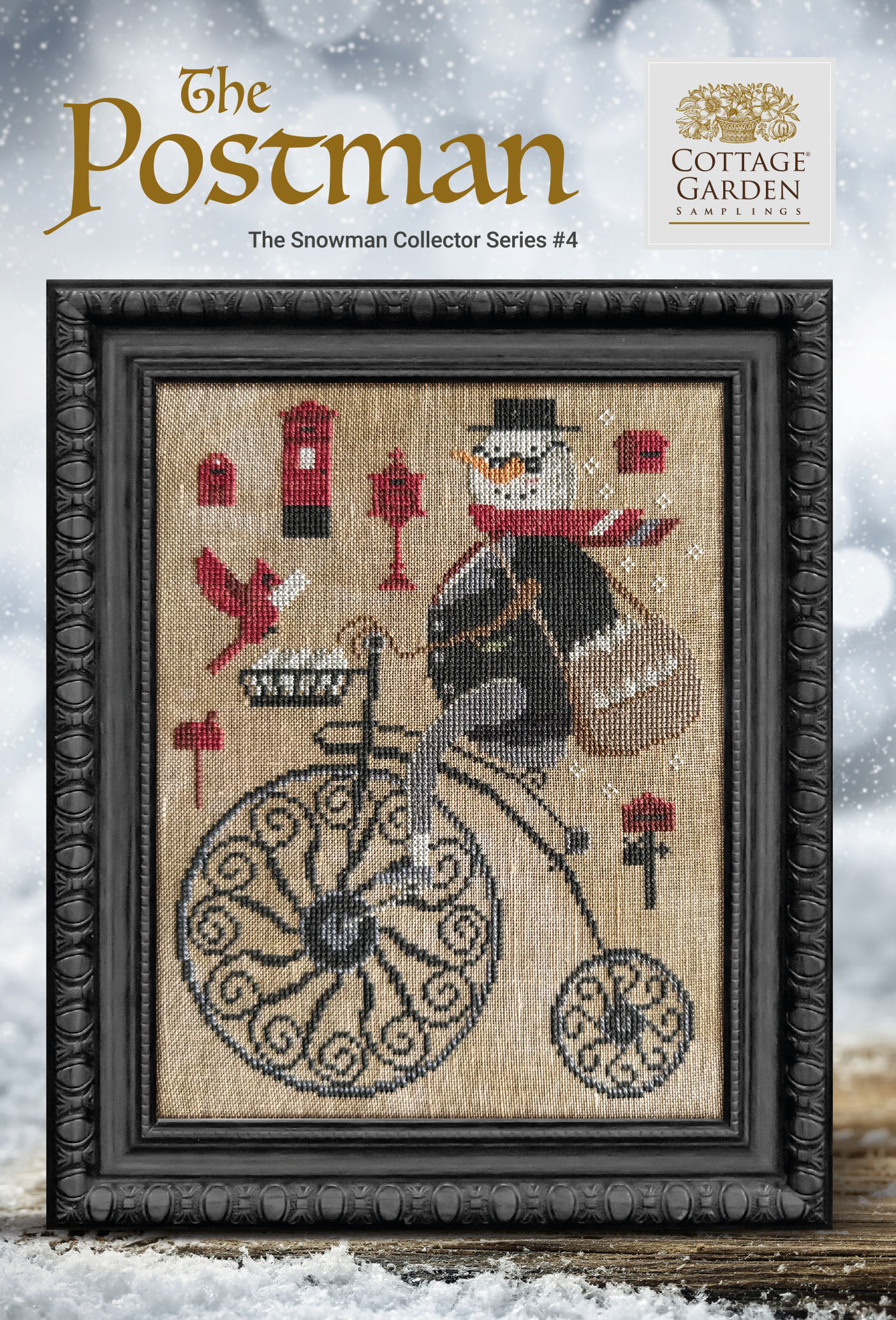 The Snowman Collection - Series 4 - The Postman by Cottage Garden Samplings 