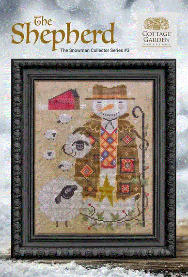 The Snowman Collection - Series 3 - The Shepherd  by Cottage Garden Samplings - 