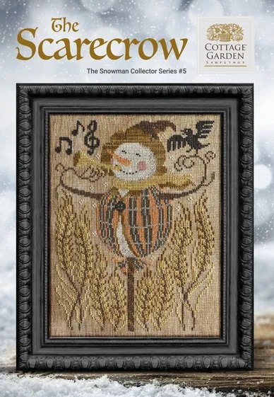 The Snowman Collection - Series 5 - The Scarecrow by Cottage Garden Samplings 