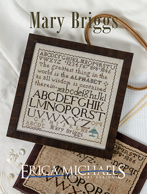 Mary Briggs, 1806 by Erica Michaels Needlework Designs  