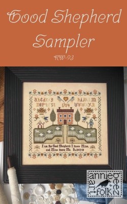  Good Shepherd Sampler by Annie Beez Folk Art  