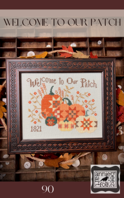 Welcome To Our Patch by Annie Beez Folk Art  