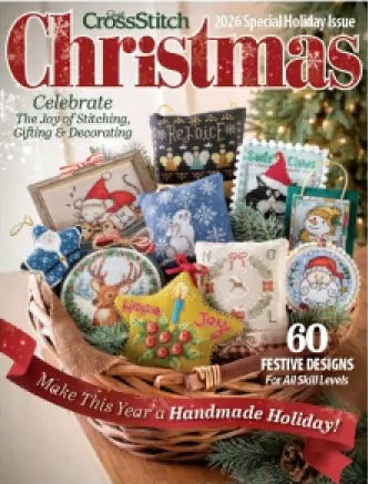 Christmas Ornaments Magazine 2026 by Just Cross Stitch - RRP £11.00