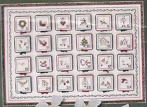 #157 Advent Calendar & Petite Ornamentals by JBW Designs  