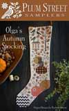 Olga's Autumn Stocking by Plum Street Samplers 