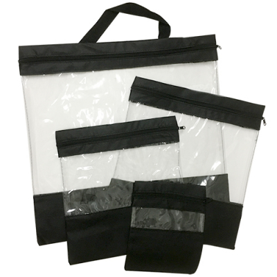 Clear Storage Bags 4 piece Assortment Company by Sullivans 