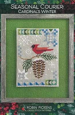 Robin Pickens INC - Cardinal's Winter - Seasonal Courier