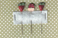 Strawberries - Pins  by Puntini Puntini 