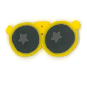 4618.L large yellow sunglasses by Just Another Button