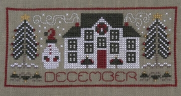 DR172 Pocket Calendar Cover December by The Drawn Thread 