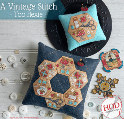  HD - 289 - A Vintage Stitch - Too Hexie - 2 designs by Hands On Design 