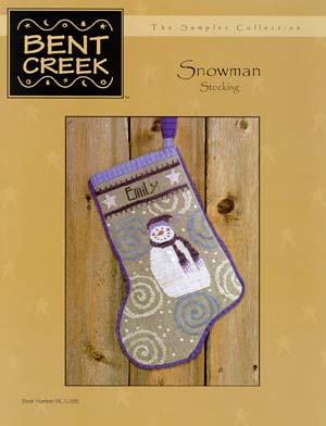 Snowman Stocking by Bent Creek 